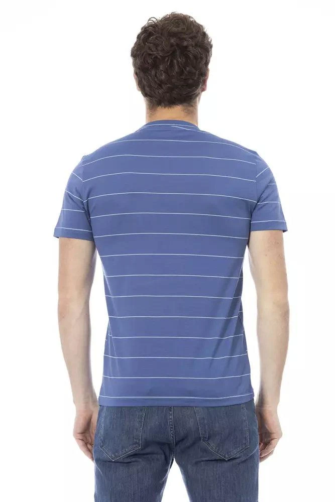 Baldinini Trend Baldinini trend Blue Cotton T-Shirt 3