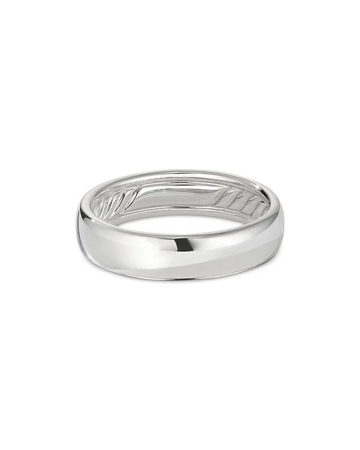 David Yurman Men
s 18K White Gold Classic Band