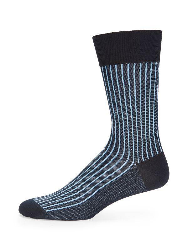 FALKE Oxford Striped Crew Socks