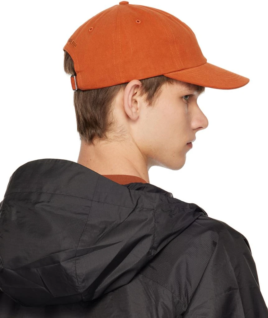 NORSE PROJECTS Orange Twill Sports Cap 3