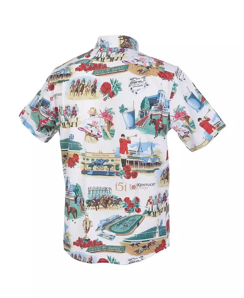 Reyn Spooner Men's White 151st Kentucky Derby Button-Up Shirt 3