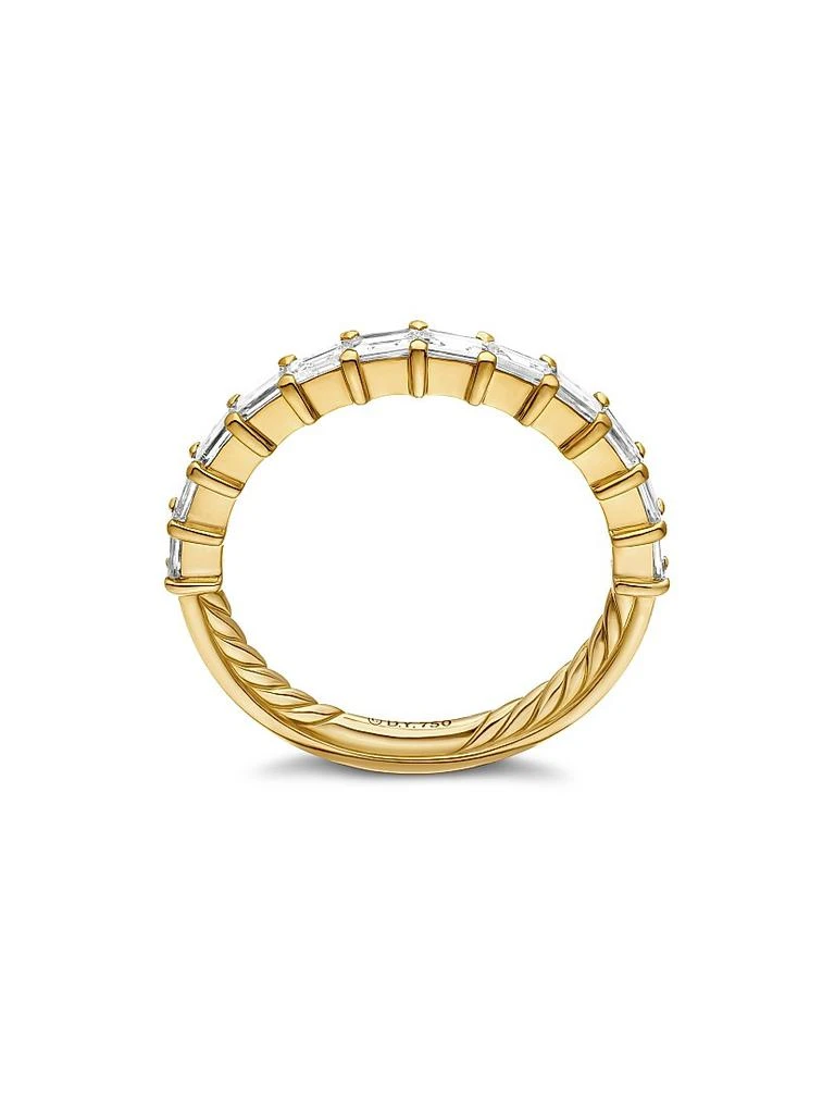 David Yurman DY Eden Partway Band Ring in 18K Yellow Gold 4