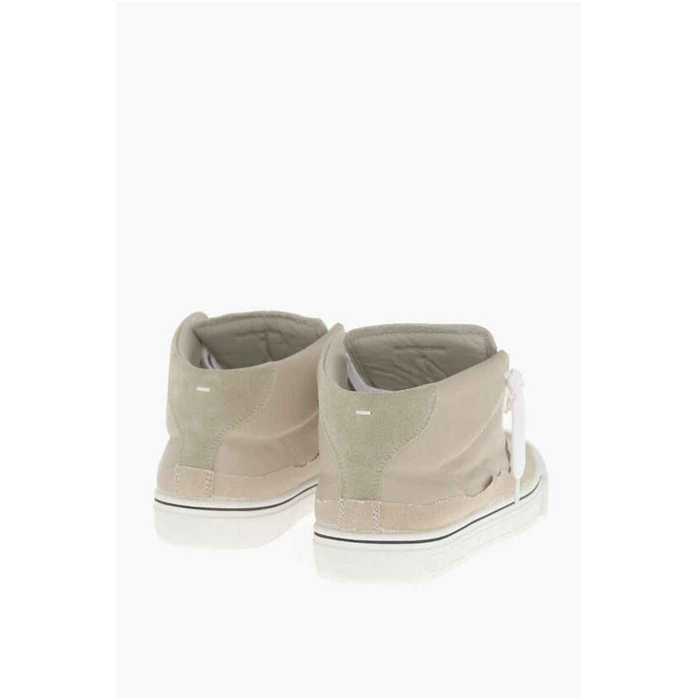 MAISON MARGIELA MM22 Distressed Effect Leather High-Top Men's Sneakers 2