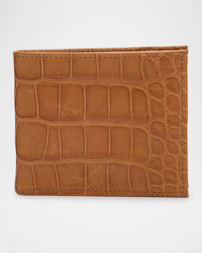 Abas Men's Ultimate Matte Alligator Bifold Wallet 1