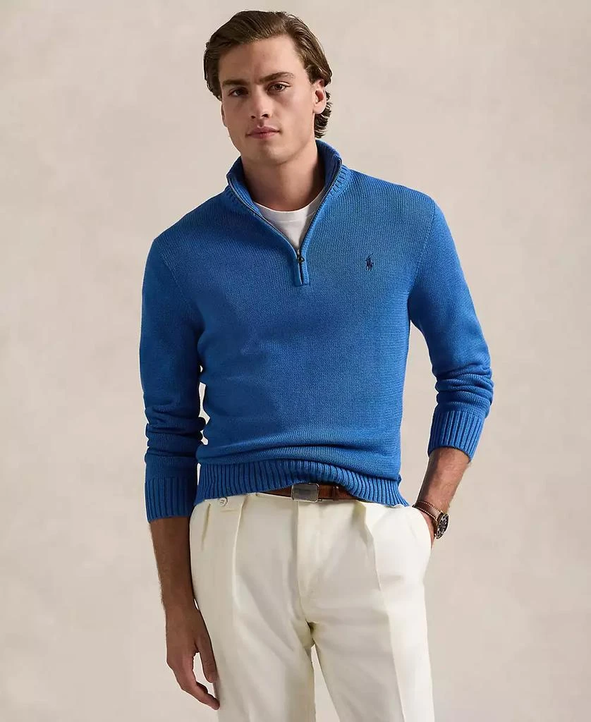 Ralph Lauren Cotton Quarter-zip Sweater 1
