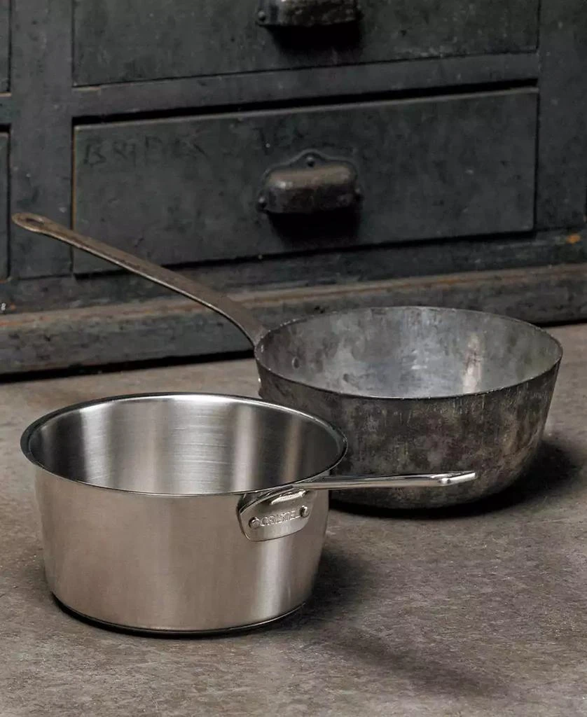 Cristel 1826 3-Piece Stainless Steel Saucepan Set with Glass Lids 4
