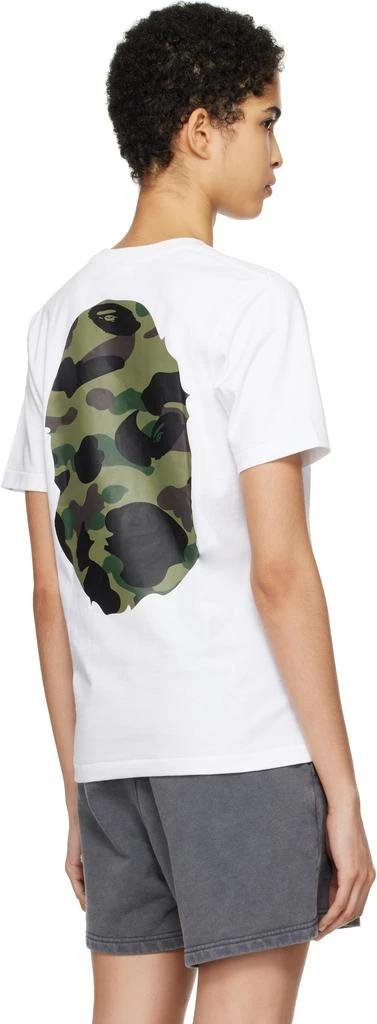 Bape White 1st Camo Big Ape Head T-shirt 3