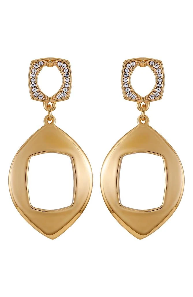 Vince Camuto Pavè Double Drop Earrings 2