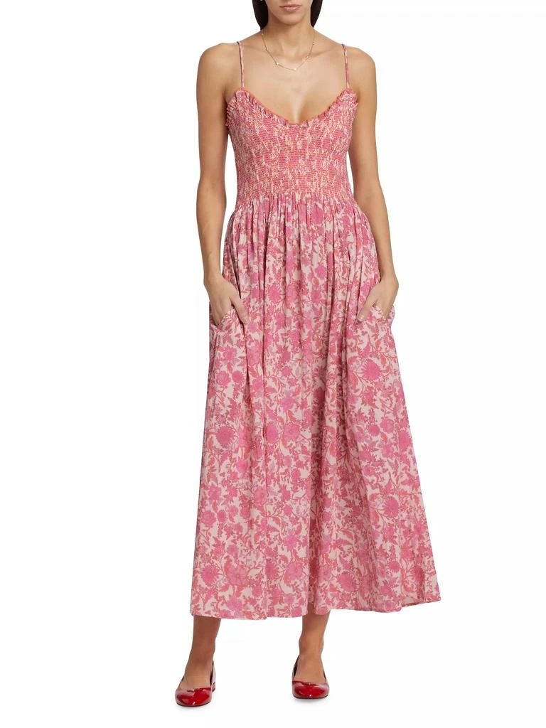 Free People Sweet Nothings Floral Midi-Dress 2