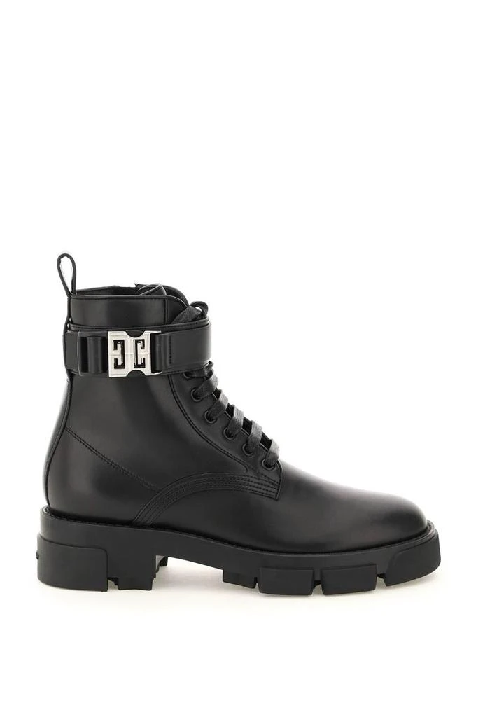 Givenchy Givenchy terra leather combat boots 1