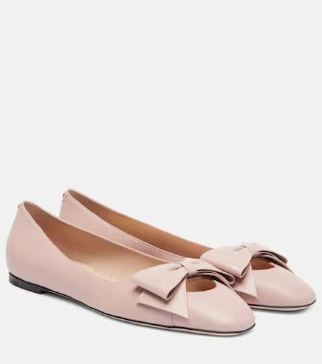 Valentino Bowow leather ballet flats 1