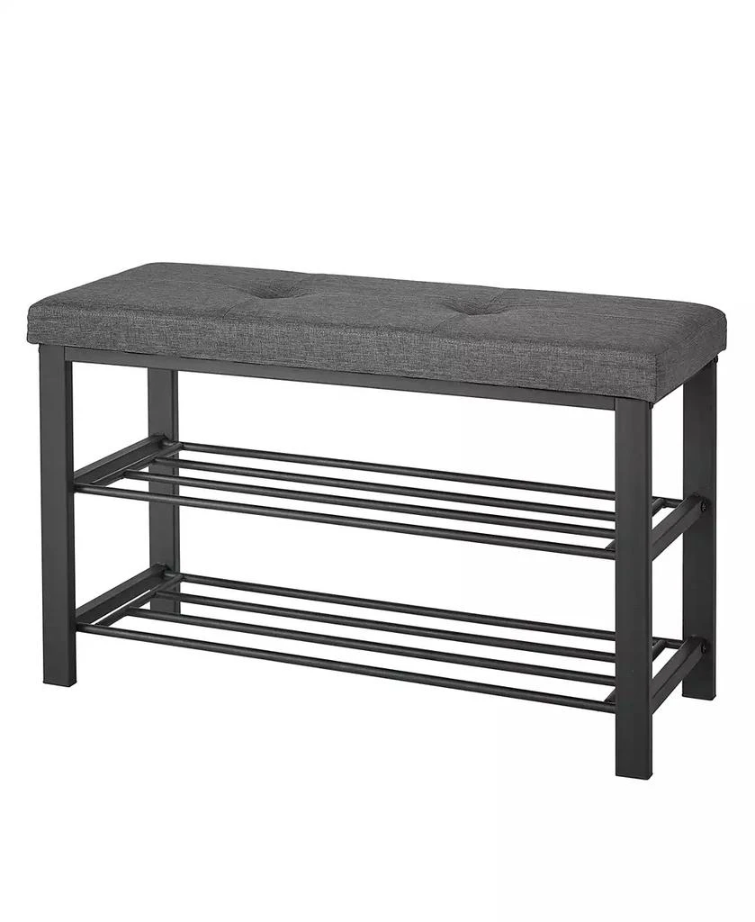 Neatfreak Fabric Upholstered Shoe Storage Bench 4