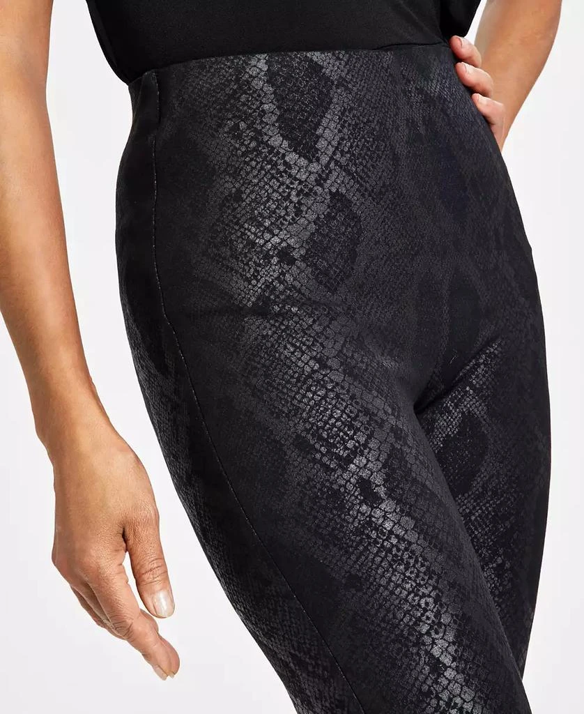 INC International Snake-Print Skinny Pants, Created for Macy's 4
