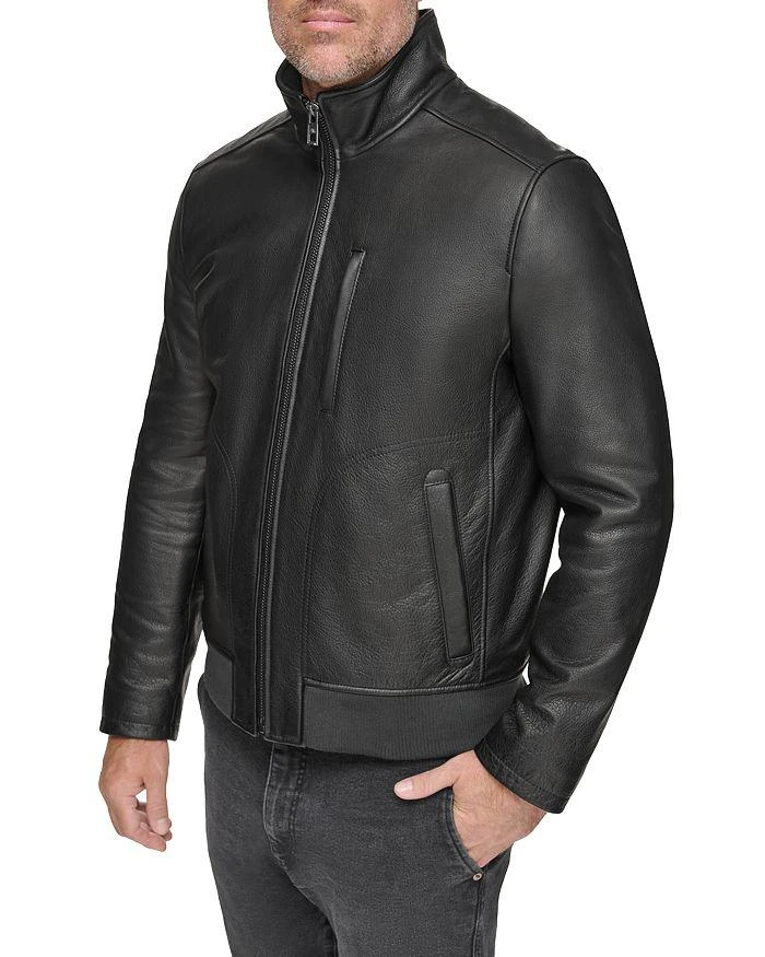 Andrew Marc Lindley Leather Bomber Jacket 3