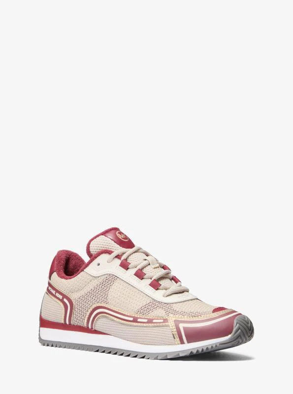Michael Kors Byrdie Mixed-Media Trainer 1