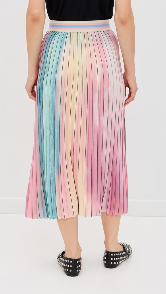 Le Superbe Scattered Clouds Pleated Skirt