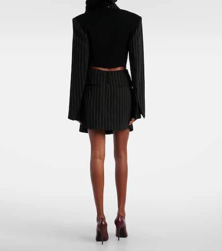 Max Mara Utopia pinstripe cropped blazer 3