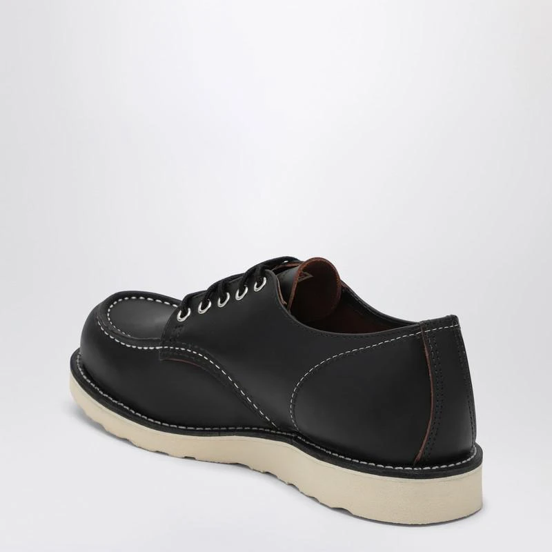 Red Wing 8090 Moc Toe Low black leather lace-up shoes 4