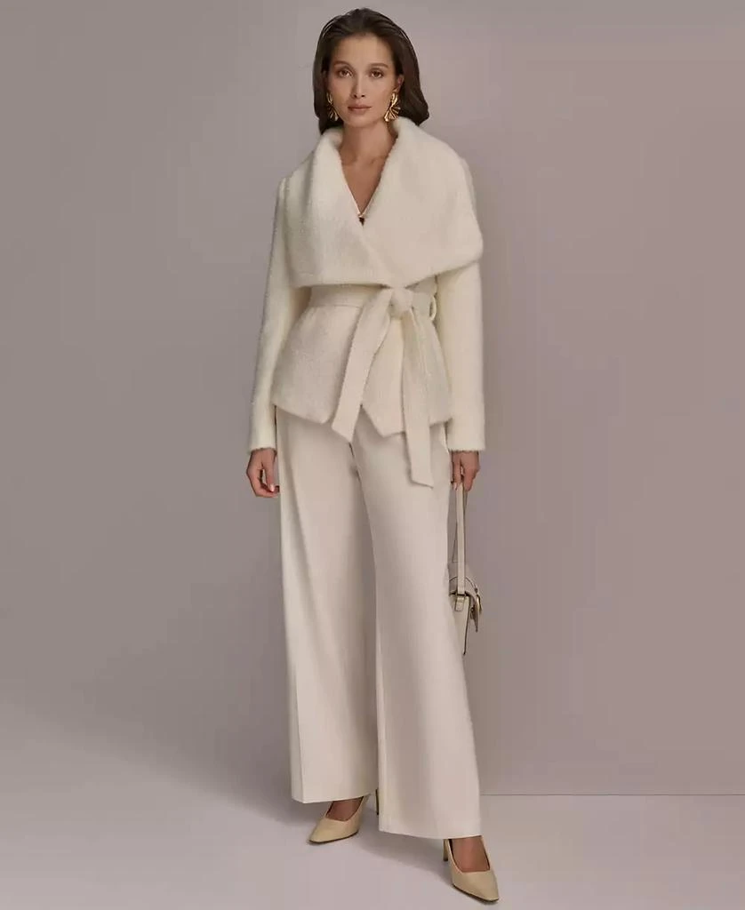 Donna Karan Women's Tie-Front Wrap Jacket 4