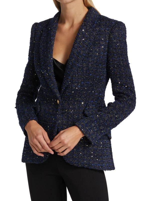 L'Agence Chamberlain Tweed Blazer 1