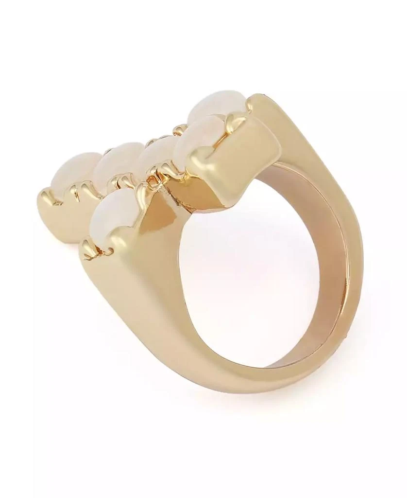 Robert Lee Morris Mother of Pearl Cross Band Ring 4