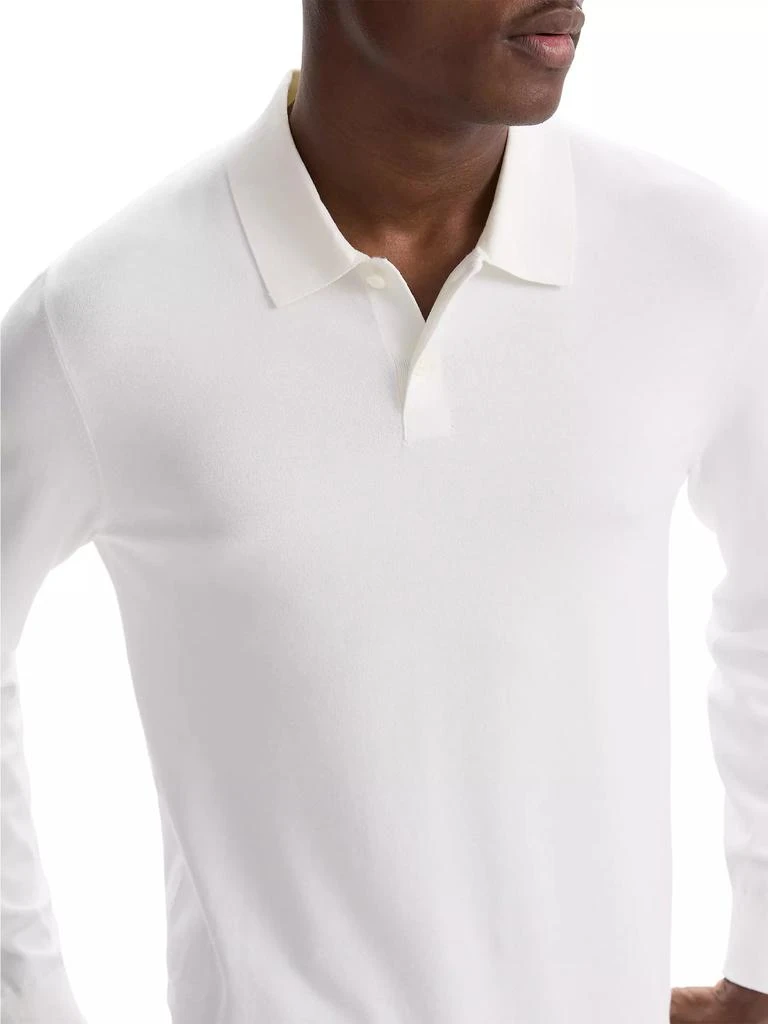Theory Clinton Cotton Jersey Polo Shirt 5