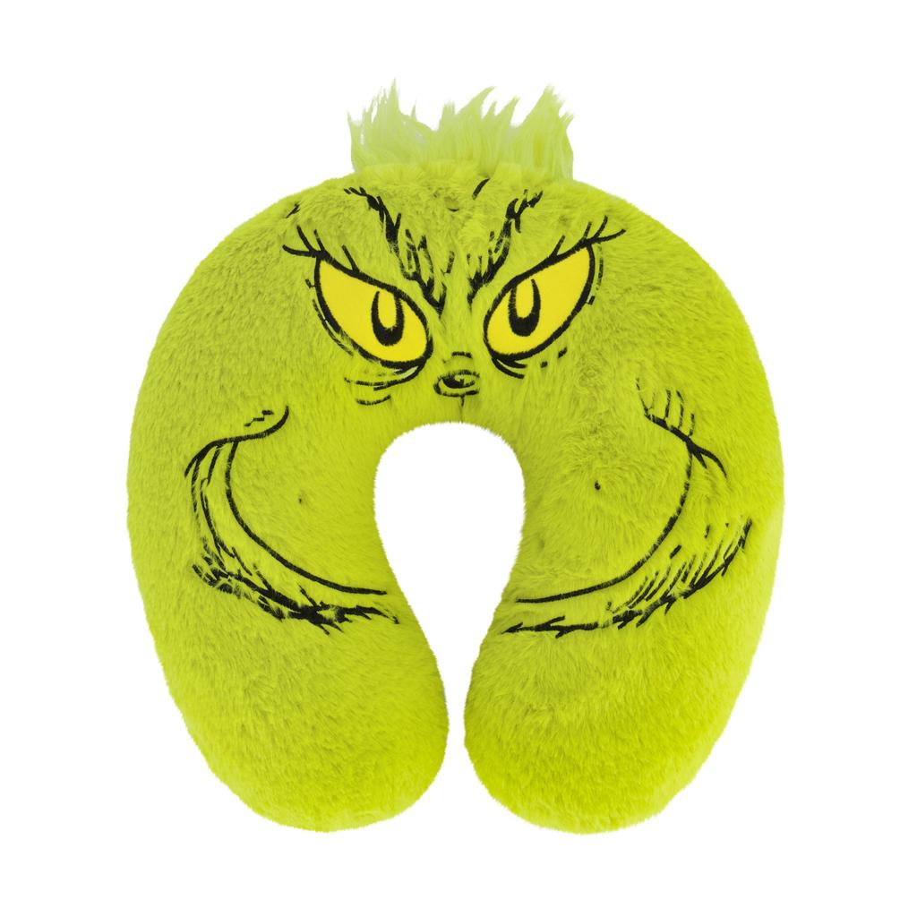 Dr. Seuss THE GRINCH BIG FACE NECK PILLOW