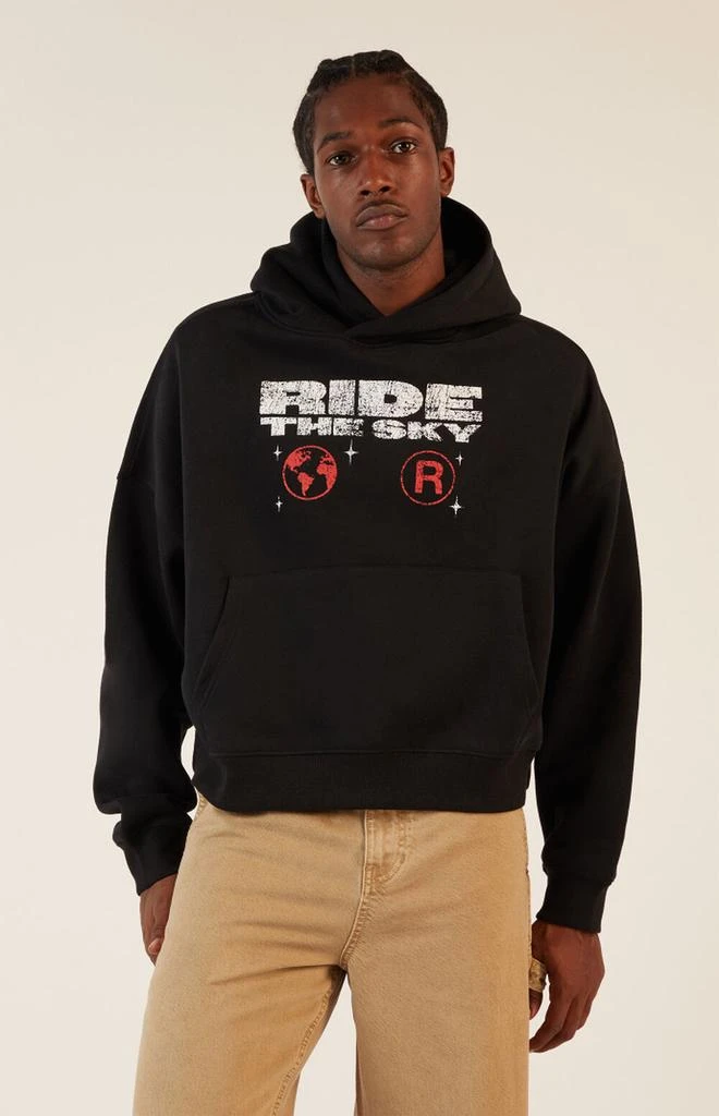 PacSun Ride The Sky Cropped Hoodie 1