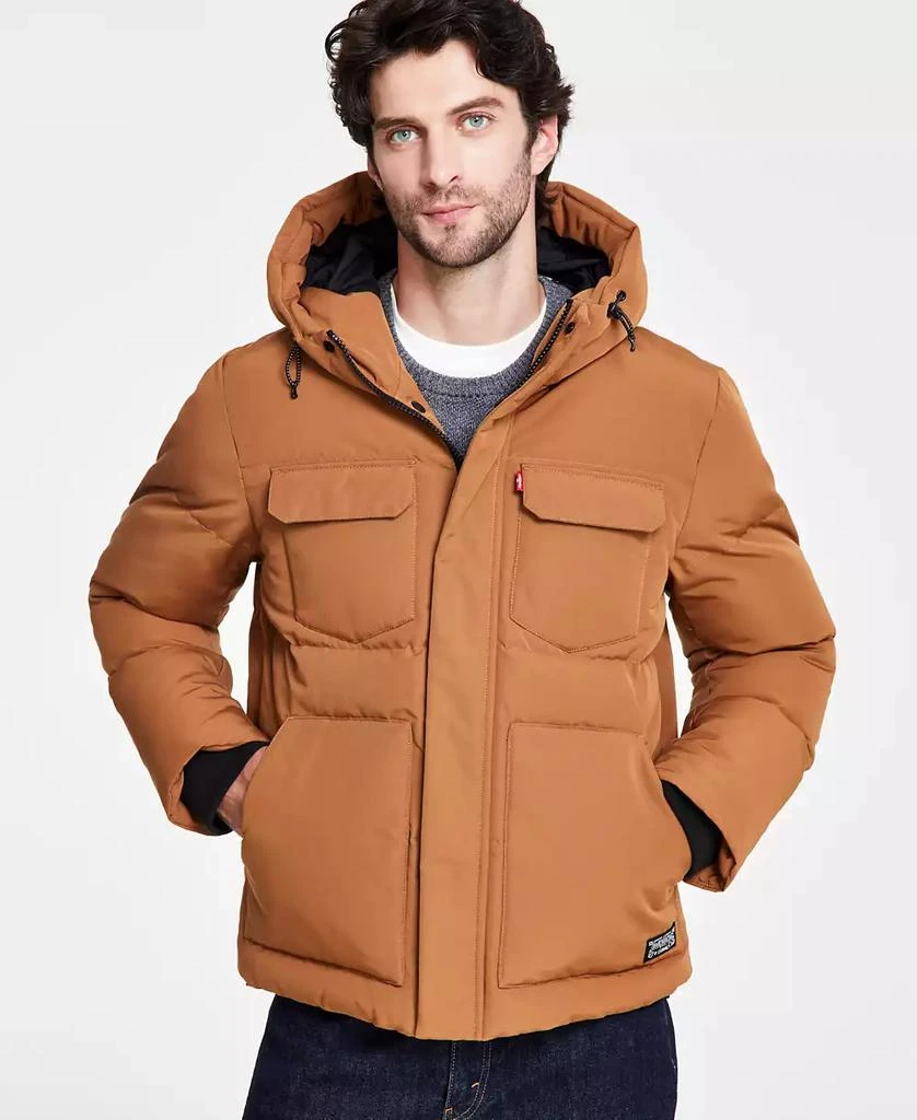 Levi
s Men
s Quilted Hooded Puffer Jacket