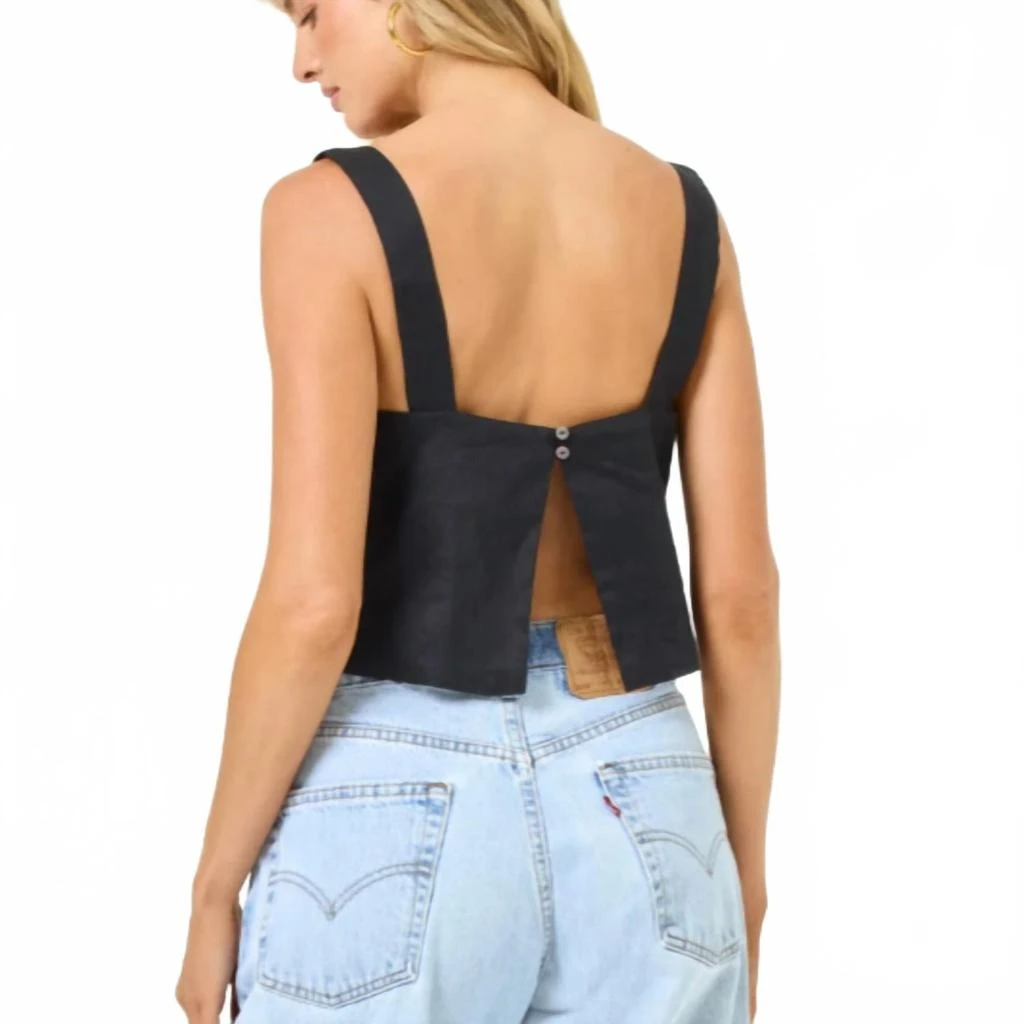 L*Space Long Island Top In Black 2