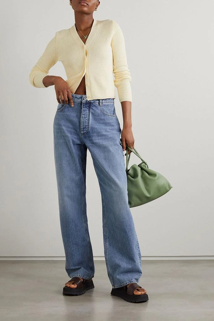 Joseph Ribbed linen-blend cardigan 2