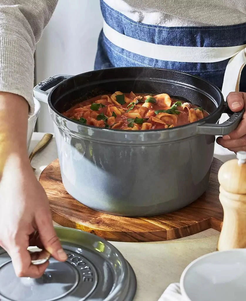 Staub Cast Iron 5 Quart Tall Cocotte 4