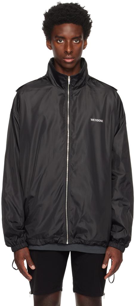 We11done Black Printed Jacket