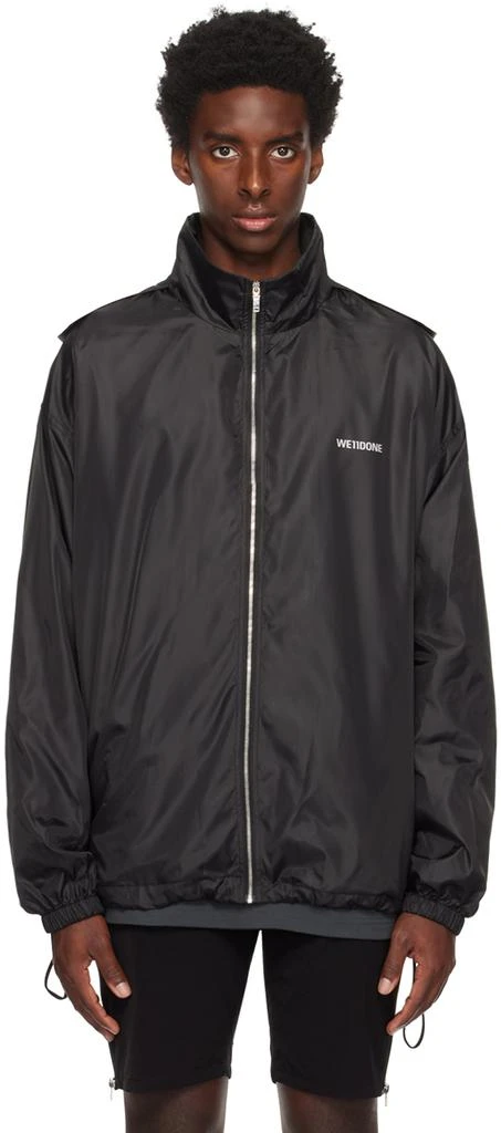We11done Black Printed Jacket 1