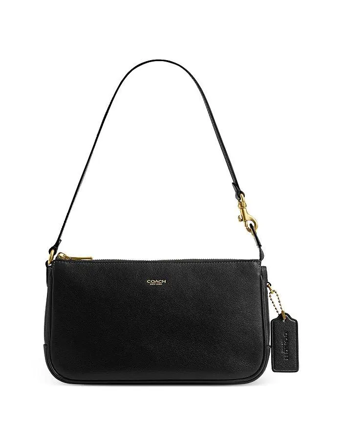 Coach Plaza Mini Leather Shoulder Bag