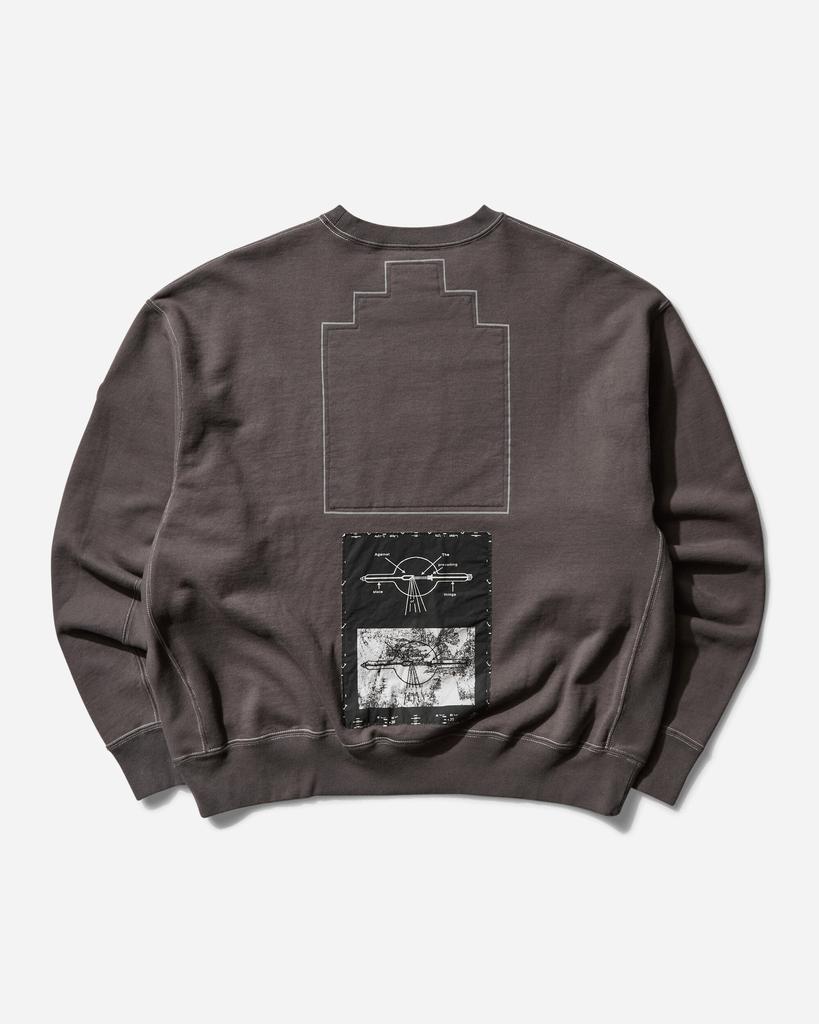 Cav Empt Men's Inverter Crewneck Sweatshirt Charcoal