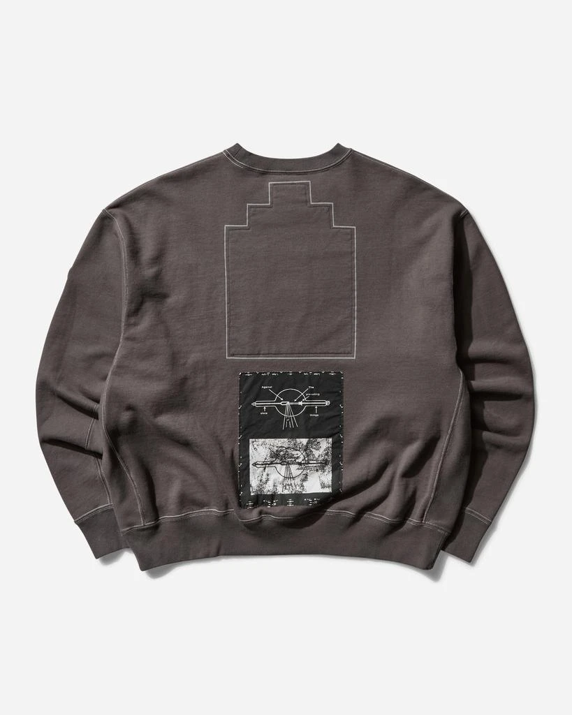 Cav Empt Men's Inverter Crewneck Sweatshirt Charcoal 2