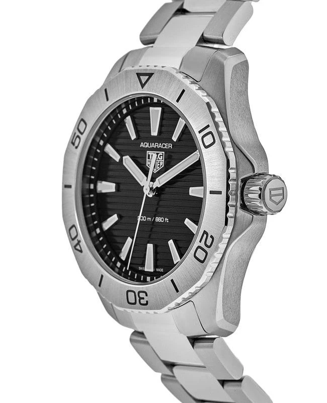 TAG Heuer Tag Heuer Aquaracer Quartz Black Dial Steel Men's Watch WBP1110.BA0627 2