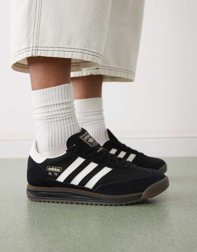 adidas Originals Sl 72 rs shoes in core black / off white / cargo  On Sale  Now with Up to 25% Off | Discover Exclusive Deals & Savings at BeyondStyle