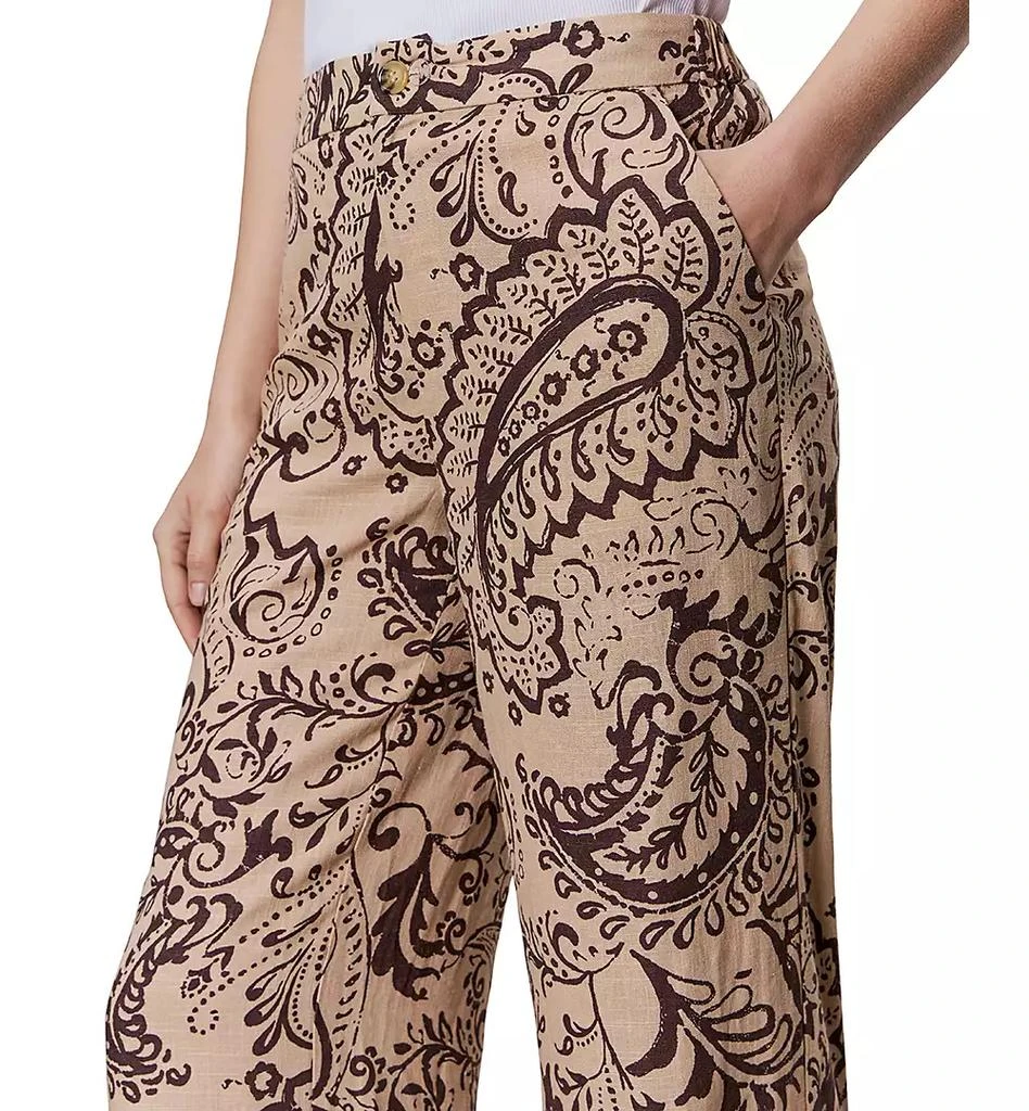 Sanctuary Women
s The Soft Printed Wide-Leg Trousers 4