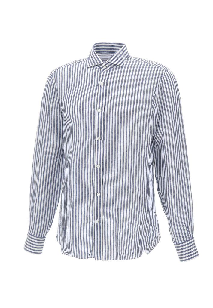 BARBA Barba Striped Long Sleeve Shirt
