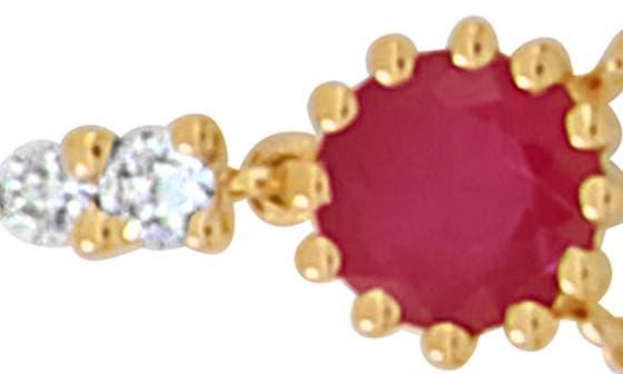 Bony Levy El Mar Ruby & Diamond Pendant Necklace - 0.04ct.