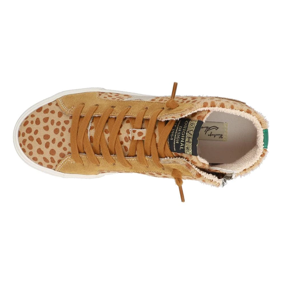 Vintage Havana Break Out Metallic Leopard Print High Top Sneakers 4