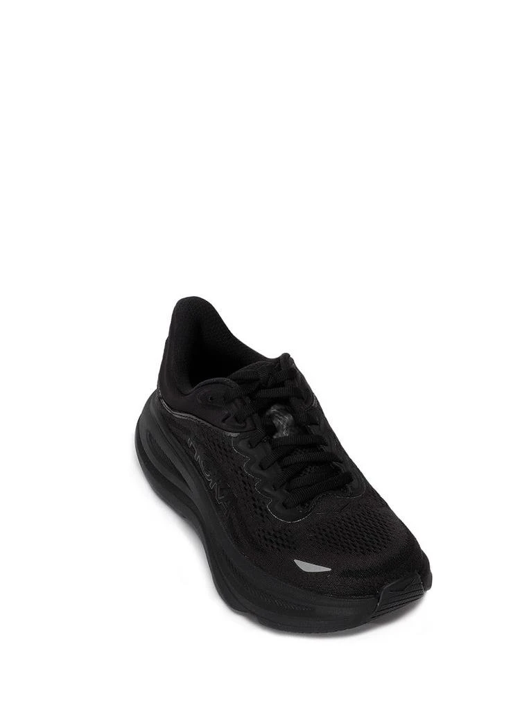 Hoka One One Streamlined Black Running Shoe With Textured Mesh Upper 2