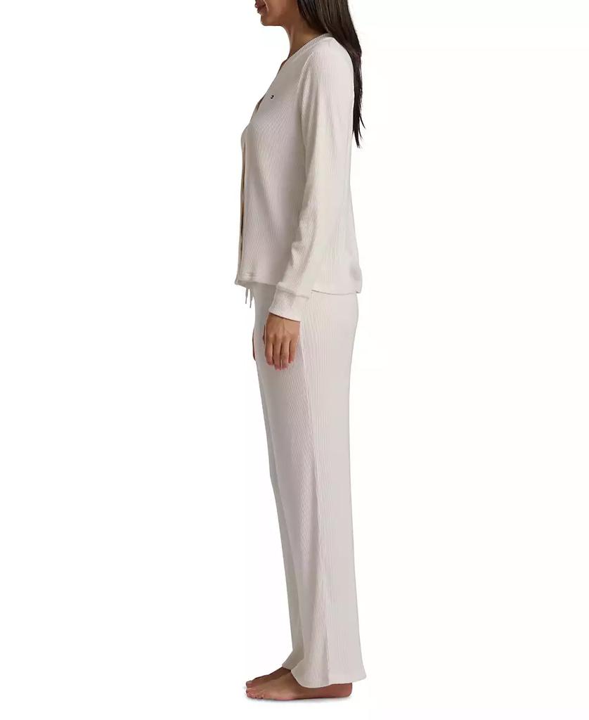 Tommy Hilfiger Women's 2-Piece Long Sleeve Cardigan and Pants Set