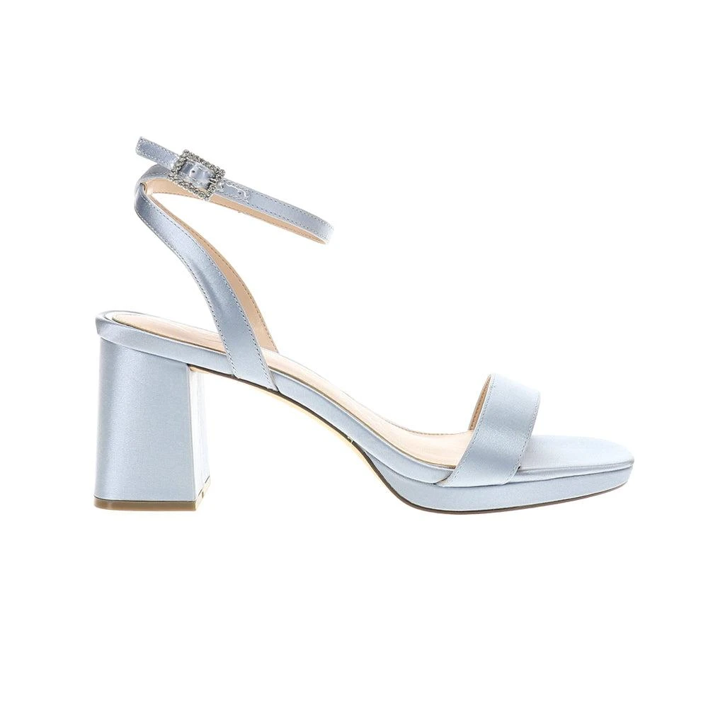 Nina Bergen Block Heel Ankle Strap Platform Sandals 1