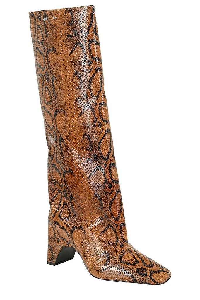 COPERNI Coperni Graphic Printed Square-Toe Bridge Boots 2