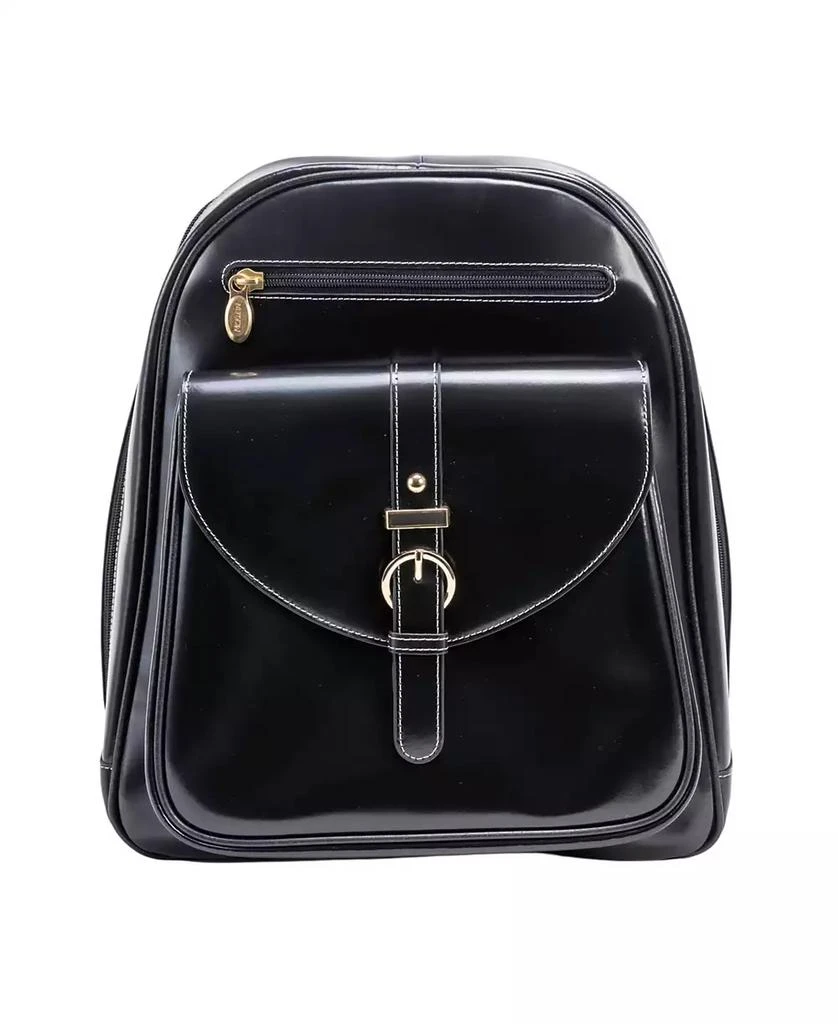 McKlein Moline Leather Business Laptop Tablet Backpack 1
