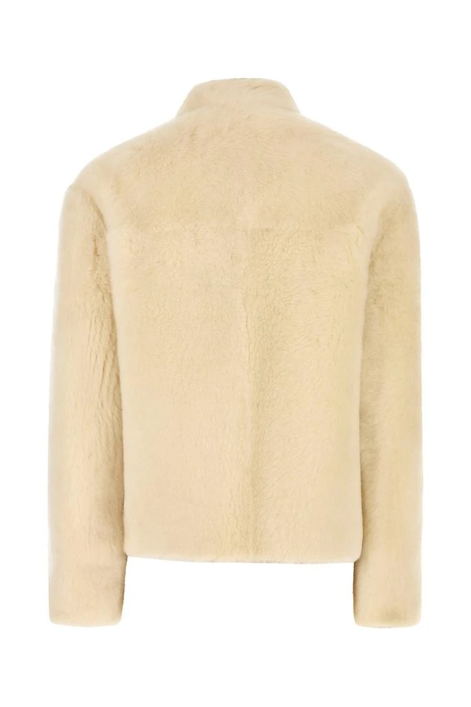 Jil Sander Sand shearling jacket 1