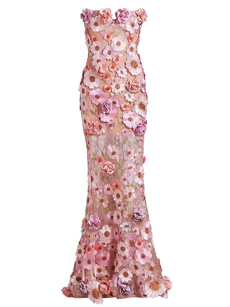 BRONX AND BANCO Jasmine Floral Gown